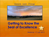 Get to Know the Seal of Excellence Webinar Recording